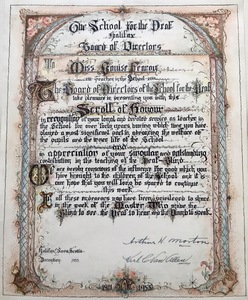 Scroll of honour awarded in 1953