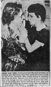 Louise and Marjorie in 1955